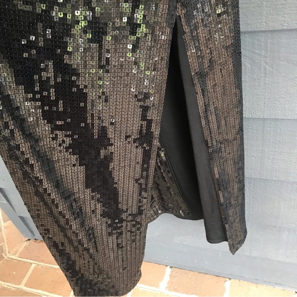 Good American Black Sequin Duster size M - Picture 5 of 8